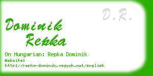 dominik repka business card